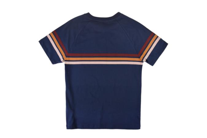 Camiseta 70'S Striped Tee Dress Blue