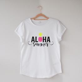 Camiseta Aloha Blanca