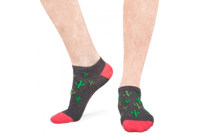 ANKLE LOW CACTUS GREY