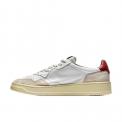 AUTRY 01 LOW WOM LEAT/SUEDE WHT/BRD