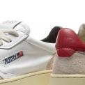 AUTRY 01 LOW WOM LEAT/SUEDE WHT/BRD