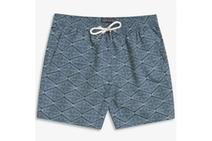 Bañador Far Afield Printed Tribal Navy