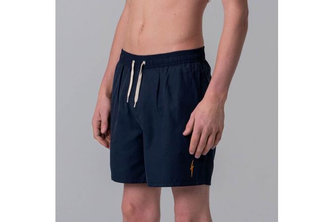 Bañador Plain Turtle Boardshort Jr Marino