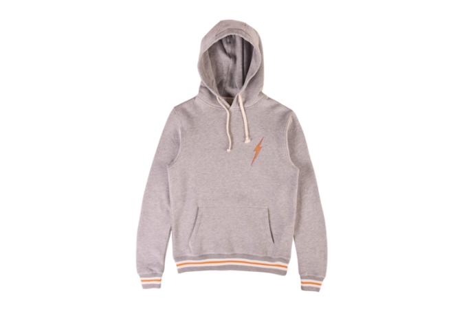 BARRY II HOODIE JR HEATHER GREY