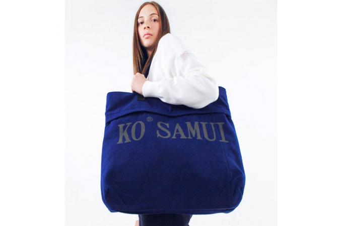 Bolso Ko Samui Handbag Faux BHW G120 REF GKST Marino