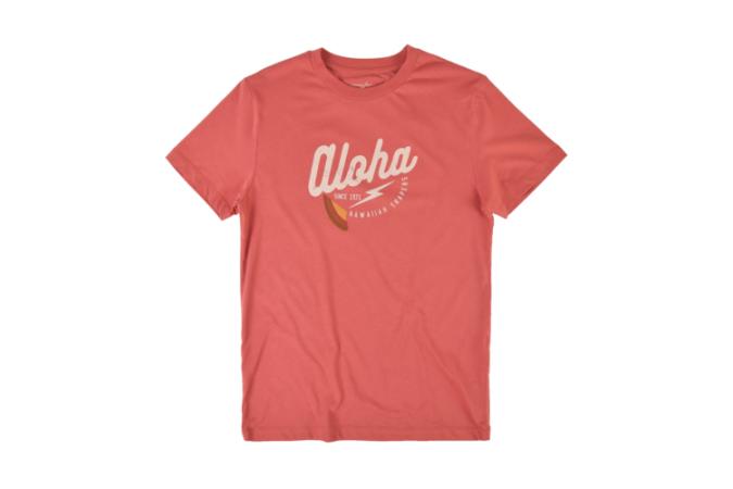 BOLT ALOHA TEE JR R24 TABASCO