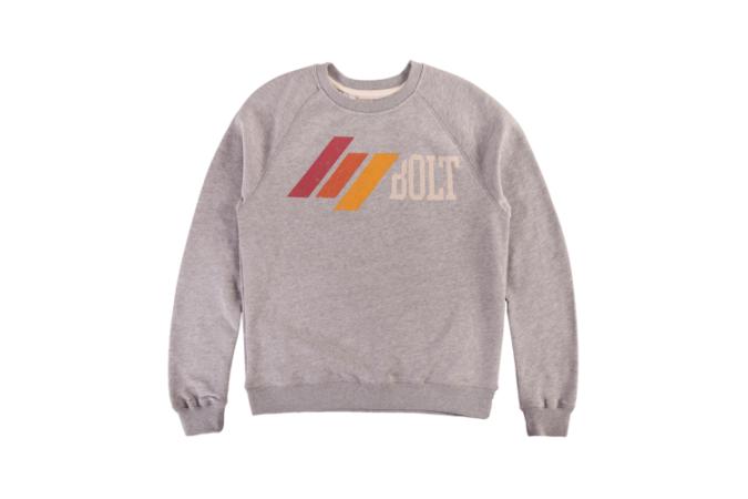 BOLT SHACK CREW JR S19 HEATHER GREY