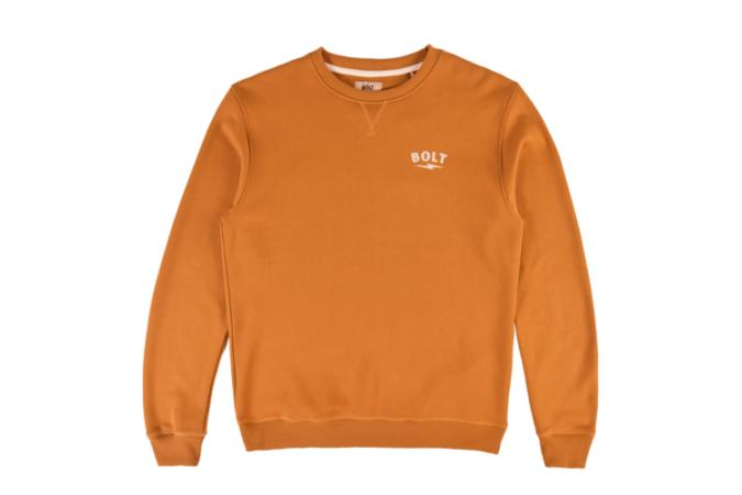 Sudadera Bolt Surfboards Crew Golden Brown