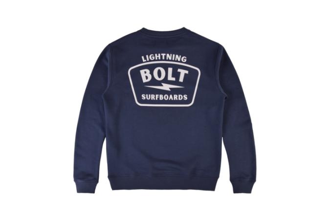 Sudadera Bolt Surfboards Crew JR Drees Blue