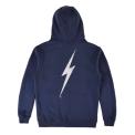 BREWER ZIP HOODIE JR BLUE