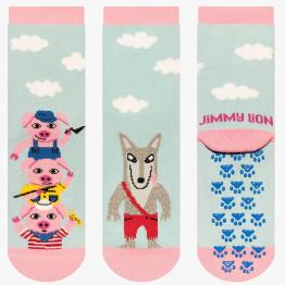 Calcetines Jimmy Lion Antideslizantes Kids Non-Slip Piggies