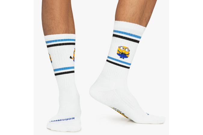 Calcetines Jimmy Lion Athletic Minions Duo White