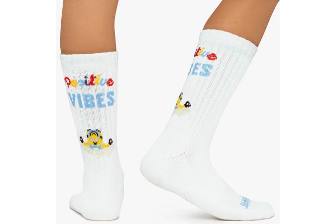 Calcetines Kids Athetic Vibes White