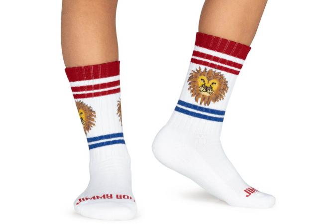 Calcetines Kids Athletic Lion White