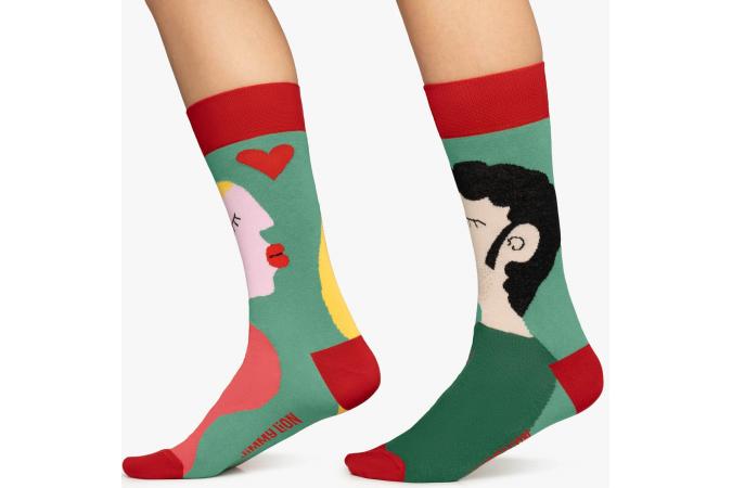 Calcetines Kiss Me Turquoise