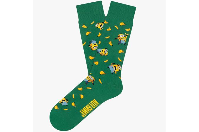 Calcetines Jimmy Lion Minions Bananas Green