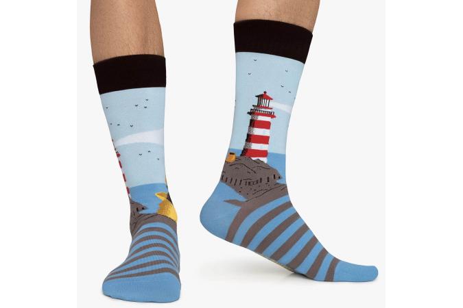 Calcetines The Lighthouse Guardian Light Blue