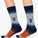 Calcetines Winter Deer Light Blue