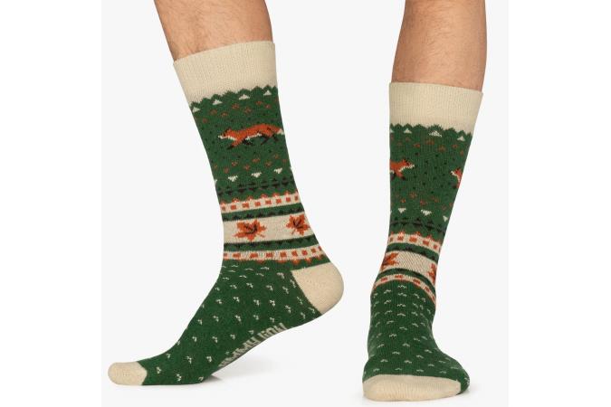 Calcetines Winter Fox Dark Green