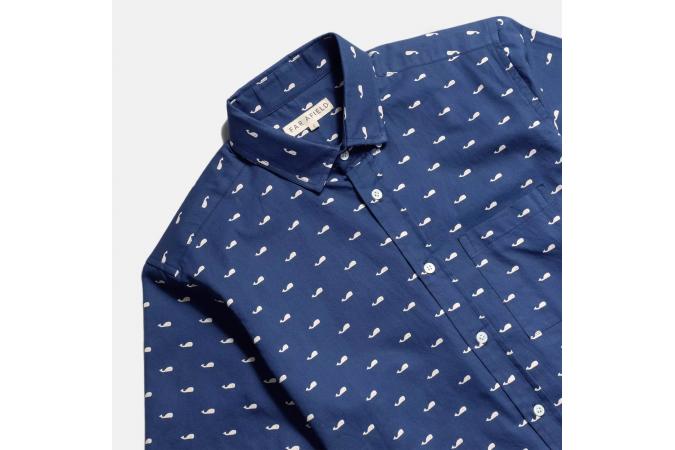 Camisa Cognito S/S Shirt Wale Blue