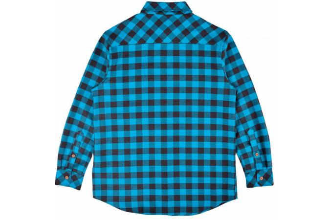 Camisa Doris Shirt cuadros Azul Turquesa