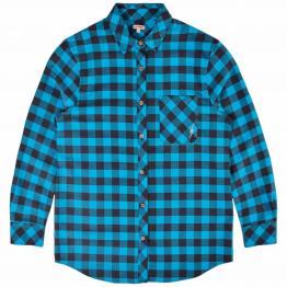 Camisa Doris Shirt cuadros Azul Turquesa