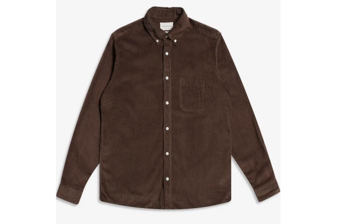 Camisa Far Afield Mod Button Down L/S Shirt Brown