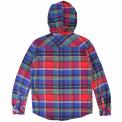 Camisa Hamilton Assorted Flannel Hooded Roja/Azul