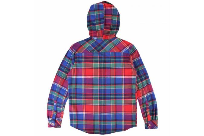 Camisa Hamilton Assorted Flannel Hooded Roja/Azul