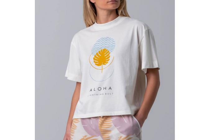 Camiseta Aloha Tee Egret