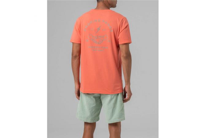 Camiseta Bolt Handshake Tee Coral