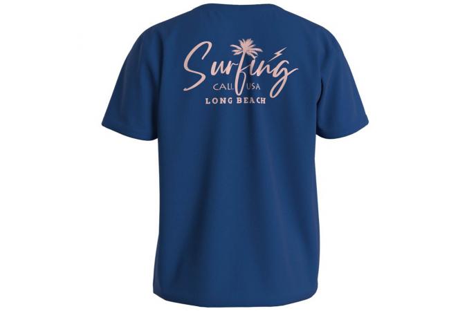 Camiseta Bolt Long Beach Tee Azul