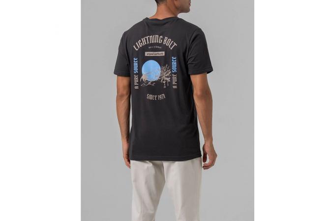 Camiseta Bolt Original Surf Tee Gris Oscuro