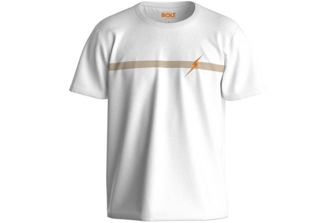 Camiseta Bolt Stripe Tee Blanca