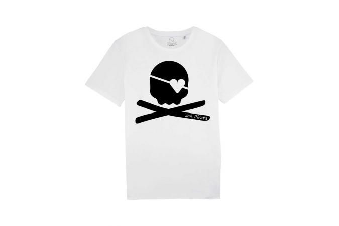 Camiseta Calavera Blanca