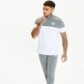 Camiseta Colour Block White/Charcoal Marl