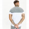 Camiseta Colour Block White/Charcoal Marl