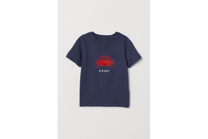 Camiseta Crab jnr Marino