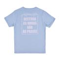 Camiseta "Destrua as Ondas, Não as Praias Tee" B63 Bluestone