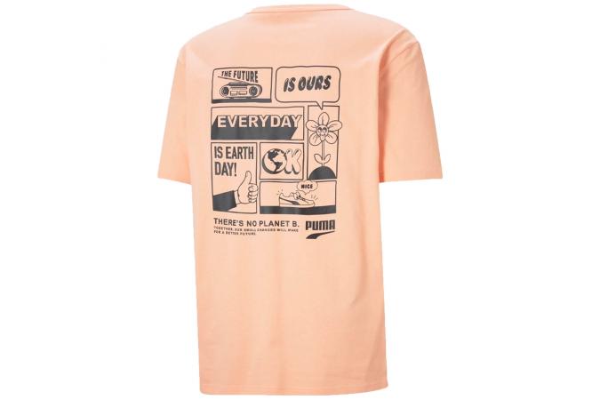 Camiseta downtown Graphic Tee Salmon