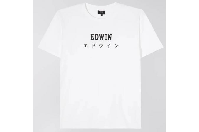 Camiseta Edwin Japan TS White Garment Blanca