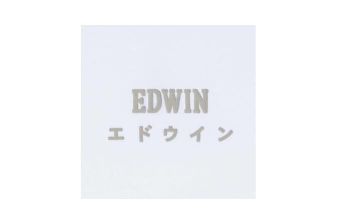 EDWIN LOGO CHEST TS COTTON SINGLE JERSEY WHITE GARMENT