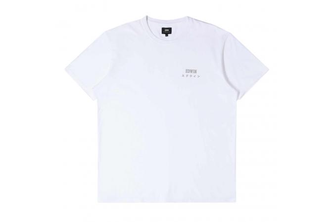 EDWIN LOGO CHEST TS COTTON SINGLE JERSEY WHITE GARMENT