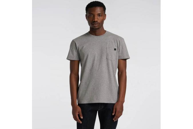 Camiseta Edwin Pocket TS Mid Grey Marl