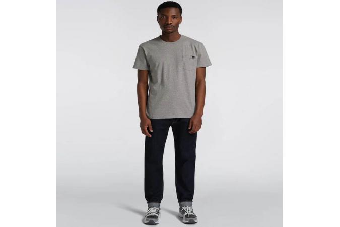 Camiseta Edwin Pocket TS Mid Grey Marl