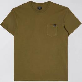 Camiseta Edwin Pocket Ts Uniform Green Garment Washed