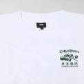 Camiseta Edwin Tokyo Roses Blanca y Verde