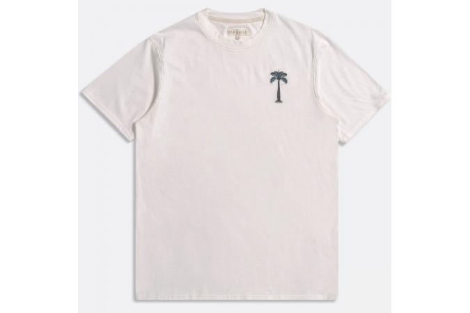 Camiseta Far Afield Embroidered Plams White