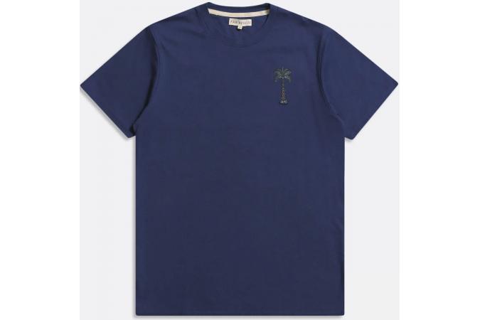 Camiseta Far Afield Embroidered Plams Navy