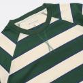 Camiseta Far Afield Raglan Dos Stripe Verde / Beige